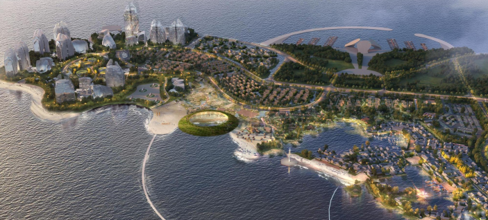 东升国际官网乐成中标中南置地唐山湾风情小镇项目设计