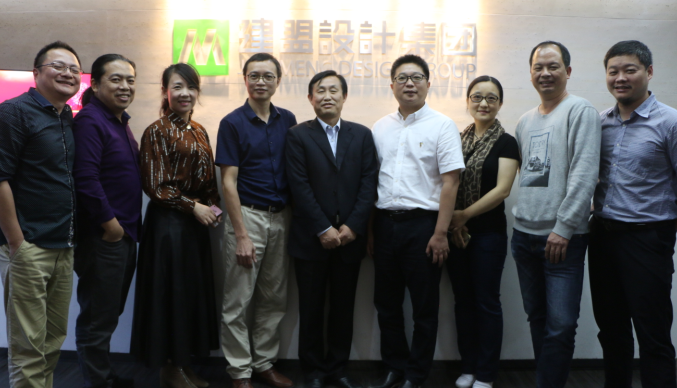 华侨大学黄安民西席一行莅临东升国际官网考察指导