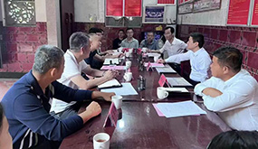 东升国际官网加入集美区长倪杰调研叶厝社区城中村刷新提升事情